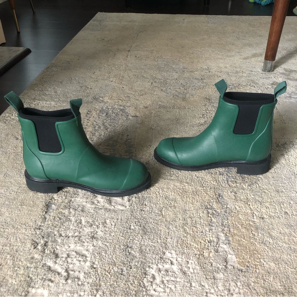 Merry People Green Gumboots